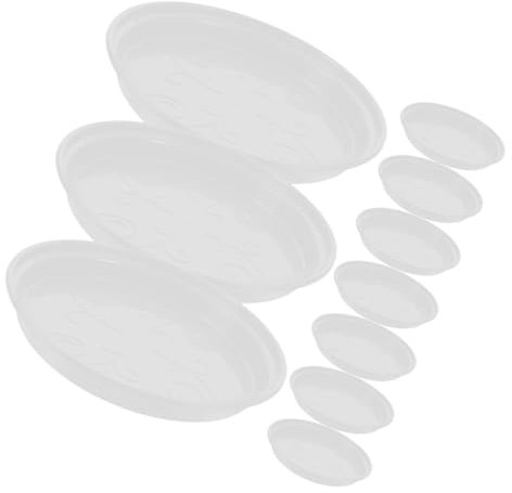 pflanzenständer48-teiliges Pflanzentablett, Blumentöpfe, Pflanzen, Pflanzgefäß, Teller zum Sammeln von Wasser, Pflanzenuntersetzer für den Außenbereich, Pflanzendrainage
