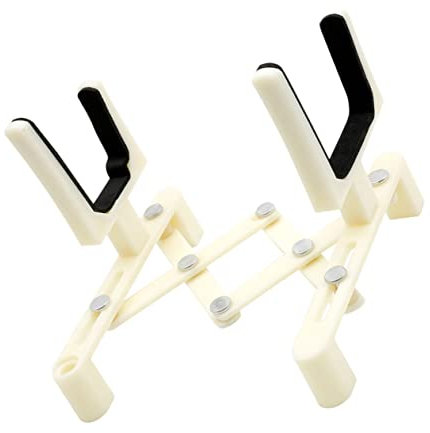 ULDIGI Geigenständer mit Bogenhalter Show-Racks für den Boden Klapphalterung zusammenklappbarer ukulelenständer Ukulele-Ständer Geigenbodenhalterung Geigenklappständer Rutschfeste Matte