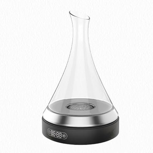 Decanter per Vino Intelligente Elettrico da 1000 Ml, Decanter Intelligente Ricco di Idrogeno, Tecnologia di Elettrolisi SPE, Controllo del Tempo a 4 velocità, Design di Separazione