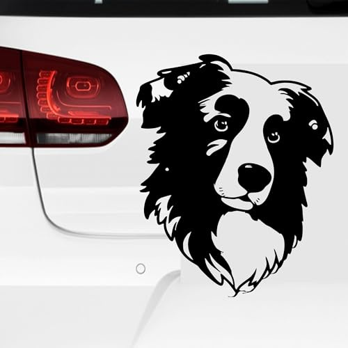 Rakelfix Australian Shepherd Aufkleber Sticker Hunde Hunde Dog Personalisierbar Name,Text,Größe Wunschtext Auto Autoaufkleber Wandtattoo