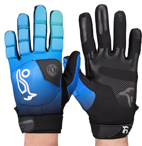 Kookaburra Clone Hockey Glove – Lightweight Protection, Rubberised Palm Grip, Blue