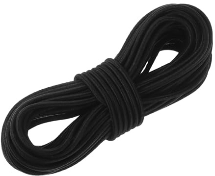 Elastic String 3mm x 10m Elastic Cord Elastics for Bracelet Making Elastics Shock Bungee Cords for Outdoor Camping Tarpaulin Trailer Backpack Tent Poles DIY Craft Projects