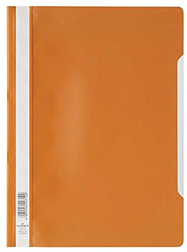 Durable Sichthefter (A4 Standard, PP) 25er Packung orange, 252309