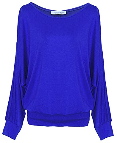 Van Der Rich ® - Suéter Oversize - Mujer (ML-AzulReal, L)