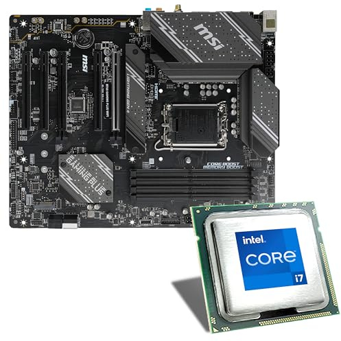 Mainboard Bundle | Intel Core i7-12700K 8x3600 MHz, MSI B760 Gaming Plus WiFi, UHD Graphics 770, 2X M.2 Port, 4X SATA 6Gb/s, USB 3.2 Gen2 | Tuning Kit | CSL PC Aufrüstkit