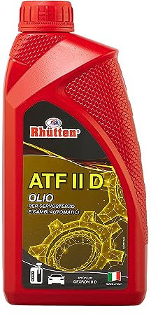 Olio cambio rhutten ATF II D, Olio per Servosterzo, Cambi Automatici, Antiusura, Antiattrito, Specifica Dexron, 1L