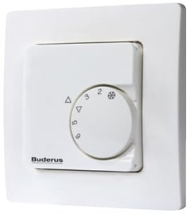 BUDERUS | Logafloor Raumthermostat Unterputz | kabelgebunden | 230 V