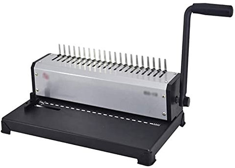 Bürozubehör, Bindemaschine, Kamm, 21-Loch-Finanzbindemaschine, Schürze, Clip-Streifen-Stanz-Bindemaschine, A3/A4-Papier-Dokumentenbindemaschine, Sickenkanten-Streifen-Stanzmaschine