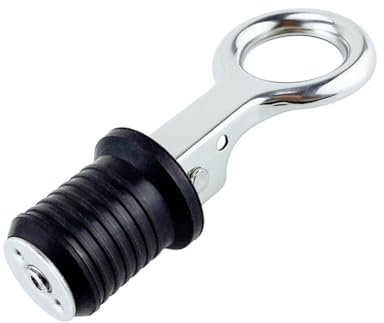 Ablassstopfen für Boote Verschlussstopfen Einstellerbar Lenzstopfen 304 Edelstahl Griff Marine Ablassschrauben Bilgestopfen Marine Bootszubehör Ablassstopfen Ablassschraube für Drainagelöcher (25mm)