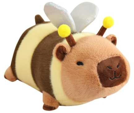 harayaa Bezauberndes Capybara Plüschtier für Kinder Und Erwachsene – Perfekte Geschenkidee, Biene