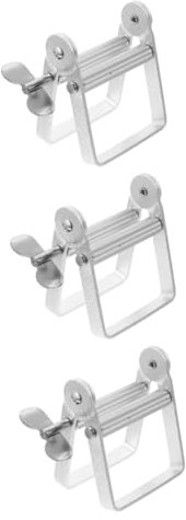 Didiseaon 3pcs Toothpaste Extruder Rolling Paste Squeezer Easy Reusable Hairdressing Removal Tool