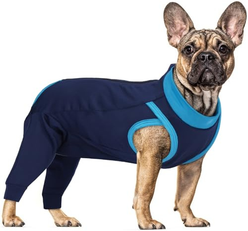 PUMYPOREITY Hundebody mit Beinen, Hundebody Hinterbeine Hunde Op Body Rüde Bandage Hund Hinterbeine Hundeschenkel Schutz(Marineblau, S)