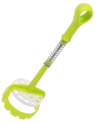 Garneck Presse-purée Poignée Confortable en Plastique Cuisine Automatique Facilement et Facile à Nettoyer Couleur Aléatoire pour Écraser Pommes de Terre et Légumes