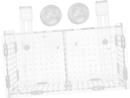 BESPORTBLE Aufbewahrungsbox Für Aquarium Fischzuchtbox Mit Saugnäpfen Und Haken Stabile Lagerung Für Fischbecken