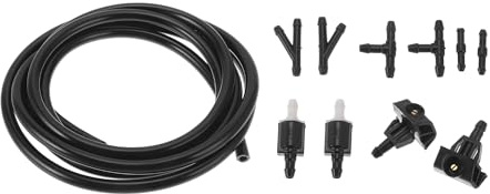 INFINAUTO Kit De Buses De Lave-Glace Pour Nissan Juke 10-18 1pc | Pour Nissan Rogue 08-21, Pour Nissan Murano 07-16, Pour Nissan Leaf 10-25, Pour Nissan Sylphy 06-19, Noir, Plastique