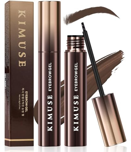 KIMUSE Eyebrow Gel, Teinture pour Sourcils Longue Tenue, Gel pour Sourcils Imperméable, Anti-Transfert, Résistant aux Taches, 0.17oz