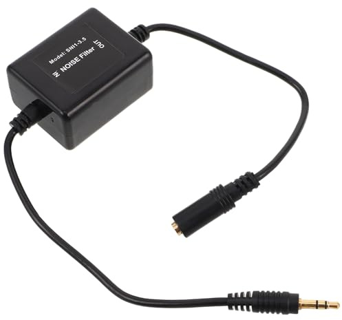 FELTECHELECTR Isolatore Rumore Loop Terra Aux Audio Filtro Antirumore Auto Casa Soppressore Statico Segnale Audio Stereo Eliminatore Disturbi Sonori per Viaggi e Commuting