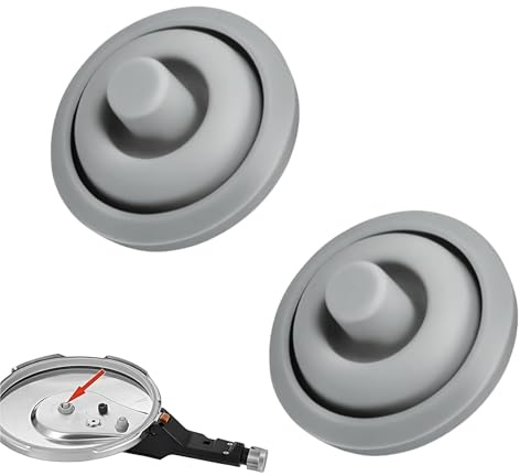 Terraxis 2 Unidades Válvula de Silicona para Olla a Presión, Válvula de Repuesto Compatible con Ollas Tipo Perfect, 2,5–8,5 L
