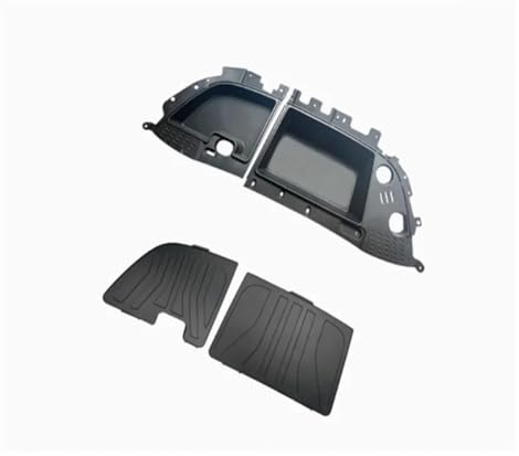 Wnfmjqe Cubierta Carga Retráctil Caja Almacenamiento del Maletero para BYD para ATTO 3 La Caja Maletero Delantero Capa Inferior Compartimiento Motor Son Impermeables. Privacidad Cargo(4-Piece Set)