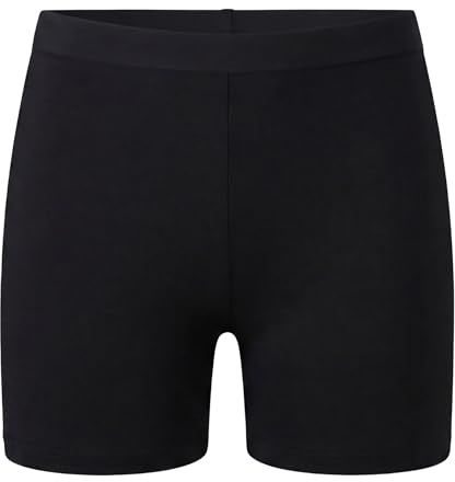 Bonjour Short de danse pour filles - En coton/élasthanne - Respirant - Non transparent - Robe de sécurité courte extensible - Pour la danse et le cyclisme - Tailles 5 à 13 ans