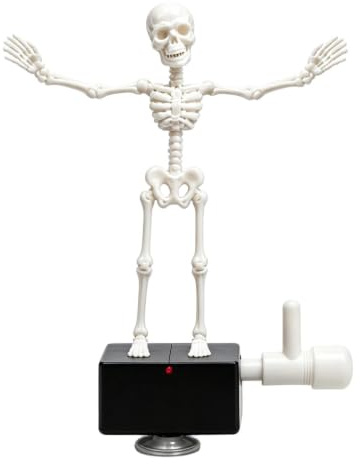 Dekorativ dansande skelett akvariebubbler Spöklik Dynamisk Halloween