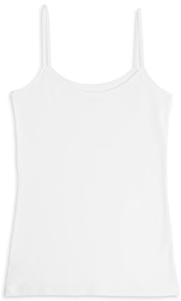 Cotonella, Top avec fines bretelles en tissu - Jersey de coton doux et bi-élastique - Art. GD006