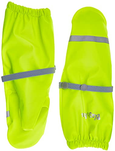 Playshoes Matschhandschuh mit Fleece-Futter Unisex Kinder, neongelb ,3 (ca. 4-6 Jahre)