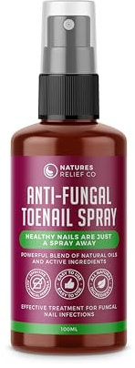 Anti Fungal Toenail Spray | All-Natural Nail Fungus Treatment for Toenail | Severe Fungal Toenail Treatment | Toenail Fungus Killer | 100ml