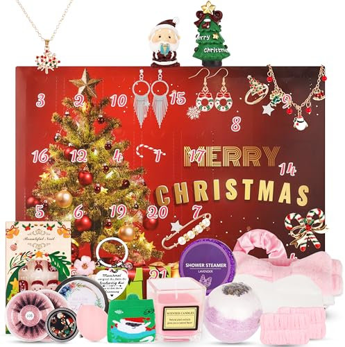 Jeasona Adventskalender 2025 Frauen Beauty/Kosmetik Adventskalender Teenager Mädchen Adventskalender Freundin Adventskalender Frauen Ideen