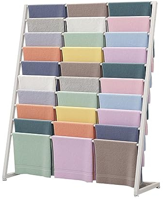 Scarf display stativ golv för halsdukar och kostymbyxor detaljhandelshylla för silkesscarf tillbehör och hängande kläder snygg förvaringslösning