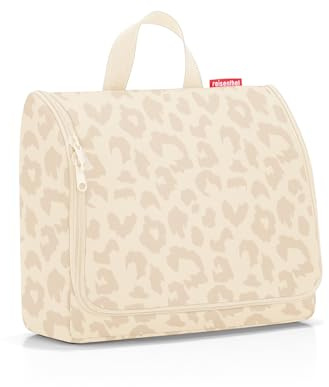 reisenthel toiletbag XL leo vanilla - praktischer Kulturbeutel mit Haken, wasserabweisendes Material