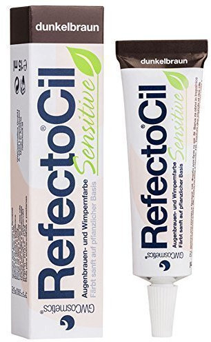 RefectoCil Sensitive Lash and Brow Tint 15 ml, Dark Brown by Refectocil