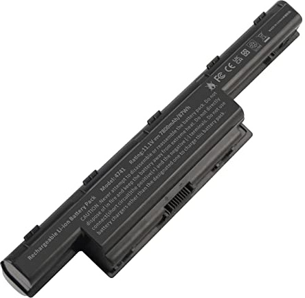 ARyee 7800mAh 11.1V 4551 Akku für Acer Aspire 4250 4253 4551 4552 4738 4741 4750 4752 4771 5251 5253 5336 5551 5552 5560 5733 5741 5750 Travelmate 4740 4750 AS10D AS10D31 AS10D41