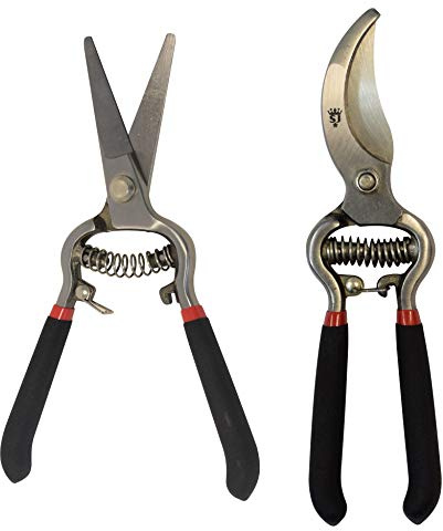 Spear & Jackson CUTTINGSET17 Ensemble sécateur et cisaille à Lame franche Vintage