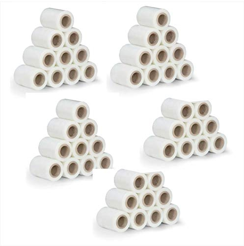 48 Rollen Mini Stretchfolie 10cm x 150m 23my Palettenfolie Wickelfolie Verpackungsfolie (60x)
