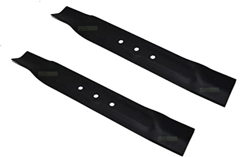 Lot de 2 lames de tondeuse à gazon de 32 cm compatibles avec les tondeuses à gazon électriques Bosch ARM 32 ARM32 - Ailes hautes