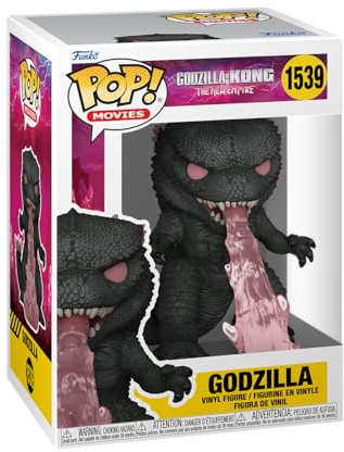 Funko POP! Movies: Godzilla X Kong: The New Empire - Godzilla with Heat-Ray - Collectable Vinyl Figure - Gift Idea - Official Merchandise - for Kids & Adults - Movies Fans
