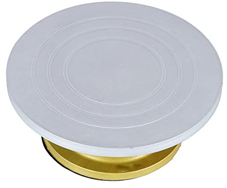 TIKATARER Alzata Per Torta, Alzata Per Torta Girevole Alzata Per Torta Nuziale Con Design Antiscivolo Alzata Per Decorazione Torta Addensata, Piatto Girevole Alzata Per Torta Girevole A