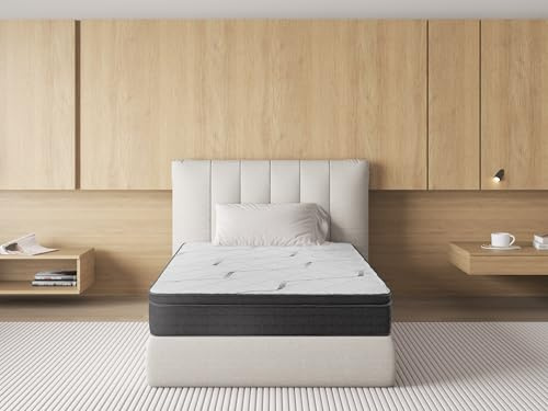sinlikon Matelas 90x190CM,Epaisseur 20CM,Matelas Mousse pour 1 Personnel,Moelleux,Confortable,Respirant (90x190x20CM)