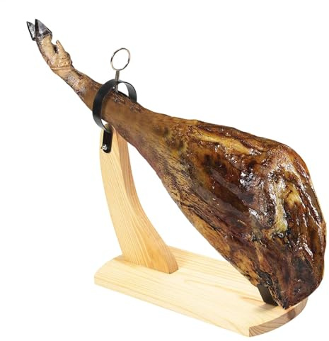 Supporto per prosciutto, in legno, antiscivolo, professionale, per conservare alimenti per serrano, prosciutto iberico e prosciutto italiano