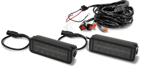 EURALIGHT Kühlergrill Kit passend für Fiat Ducato Gen. 8 (2022-2023) inkl. 2x LED-Fernscheinwerfer 8 Black Penta
