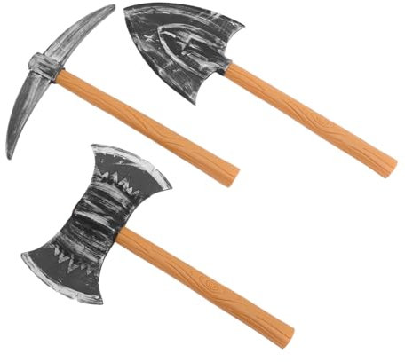 ERINGOGO 3pezzi Picconi Nano in Plastica Finto per Cosplay e Decorazioni di Halloween
