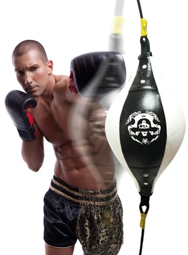 Saco de velocidad de boxeo, pelota de boxeo reflejo, pelota de velocidad inflable, pelota de boxeo reflectante elástica, objetivo de fitness para colgar en la pared, herramienta de boxeo de