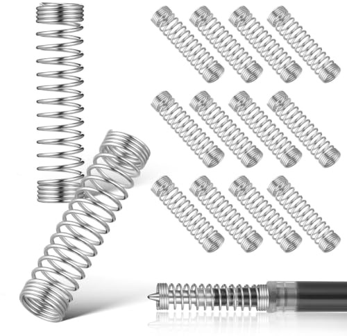 jojofuny Lot De 50 Ressorts De Stylo En Acier Inoxydable | Acier Inoxydable, Ressort De Stylo, Bureau, ÉCole Et Voyages, Remplacement Pratique Et Fiable