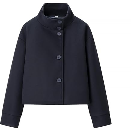 Generisch Manteau court pour femmes en grandes tailles en mélange de laine – Mode d'hiver, veste décontractée, vêtements chauds, vêtements de loisirs élégants, manteaux d'hiver courts pour femmes