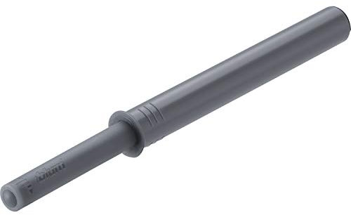 Gedotec Druckschnapper Push-to-Open Türöffner grau - Langversion mit Puffer | Blum Öffnungsunterstützung 956A1006 | Drucköffner für Schranktüren & Schubladen | 1 Stück - Möbel-Schnäpper Tip-On