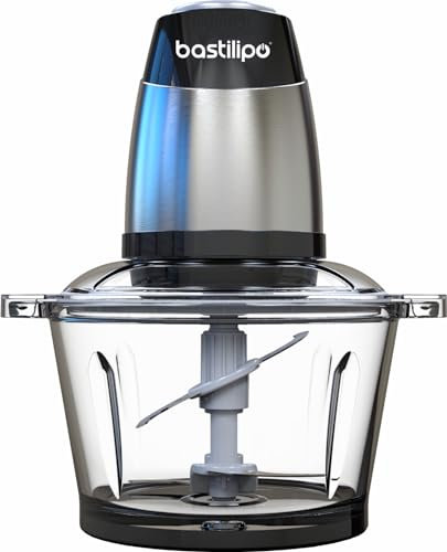 PRISMA - PE-350, Picadora 350W, 1.2 Litros, acero inox, 2 velocidades, vaso de vidrio, doble cuchilla