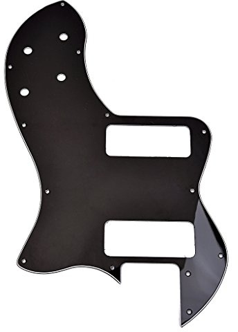 Alnicov Telecaster Thinline Pickguard P90 Modern Player Deluxe Tele Nero