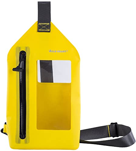 WILD HEART wasserdichte Umhängetasche Beutel Mode Tauchen Unterwasser-Tasche für Schwimmbecken, Strand, vollständig wasserdicht, zum Meeresangeln