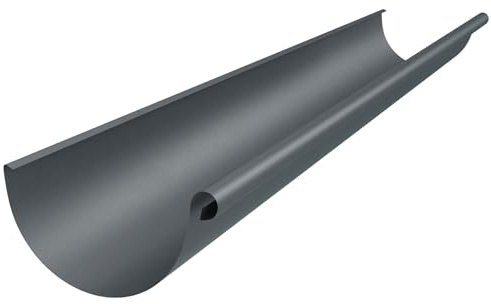 ZAMBELLI Grondaia semicircolare RG250, 2m Antracite zinco